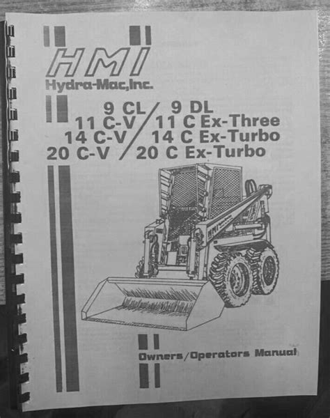 1979 hydra mac skid steer tire size|hydra mac 9c iii manual.